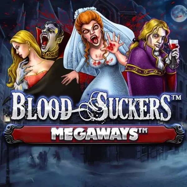 Blood Suckers Megaways logo by Red Tiger Gaming Happyjokers Casino