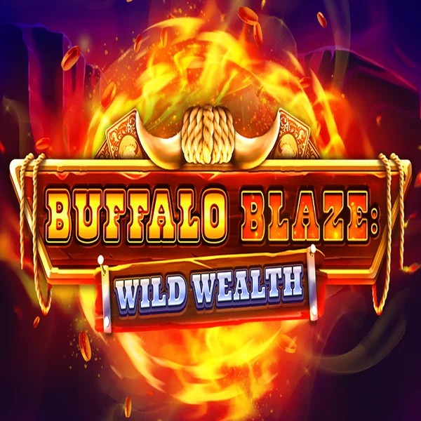 Buffalo Blaze Wild Wealth logo by OctoPlay at Happyjokers Casino