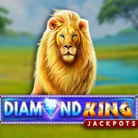 Diamond King Jackpots by SpinPlay Games, showcased at happyjokers.si – game logo