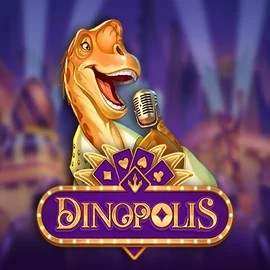 Dinopolis slot logo by Push Gaming at Happyjokers Casino