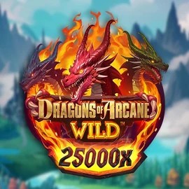 Dragons of Arcane Wild by Foxium, showcased at happyjokers.si – game logo
