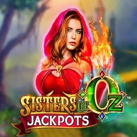 Official Jackpots logo: Sisters Of Oz Jackpots by Triple Edge Studios at Happyjokers Casino